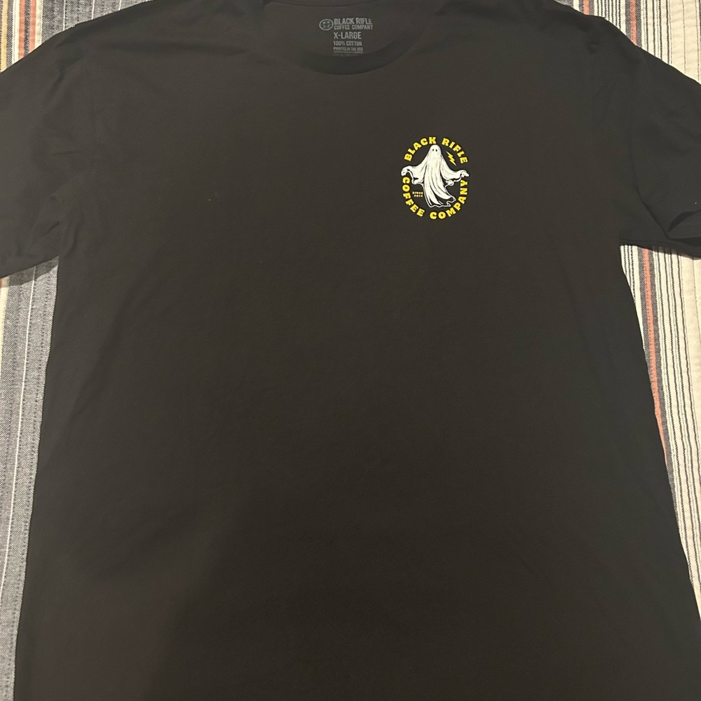I am selling a black rifle coffee shirt that I got from their website.